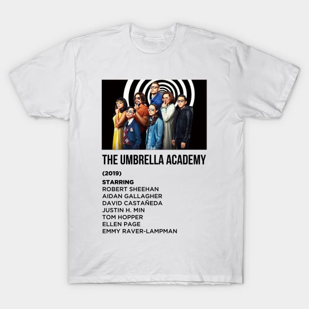 THE UMBRELLA ACADEMY CAST T-Shirt by localfandoms